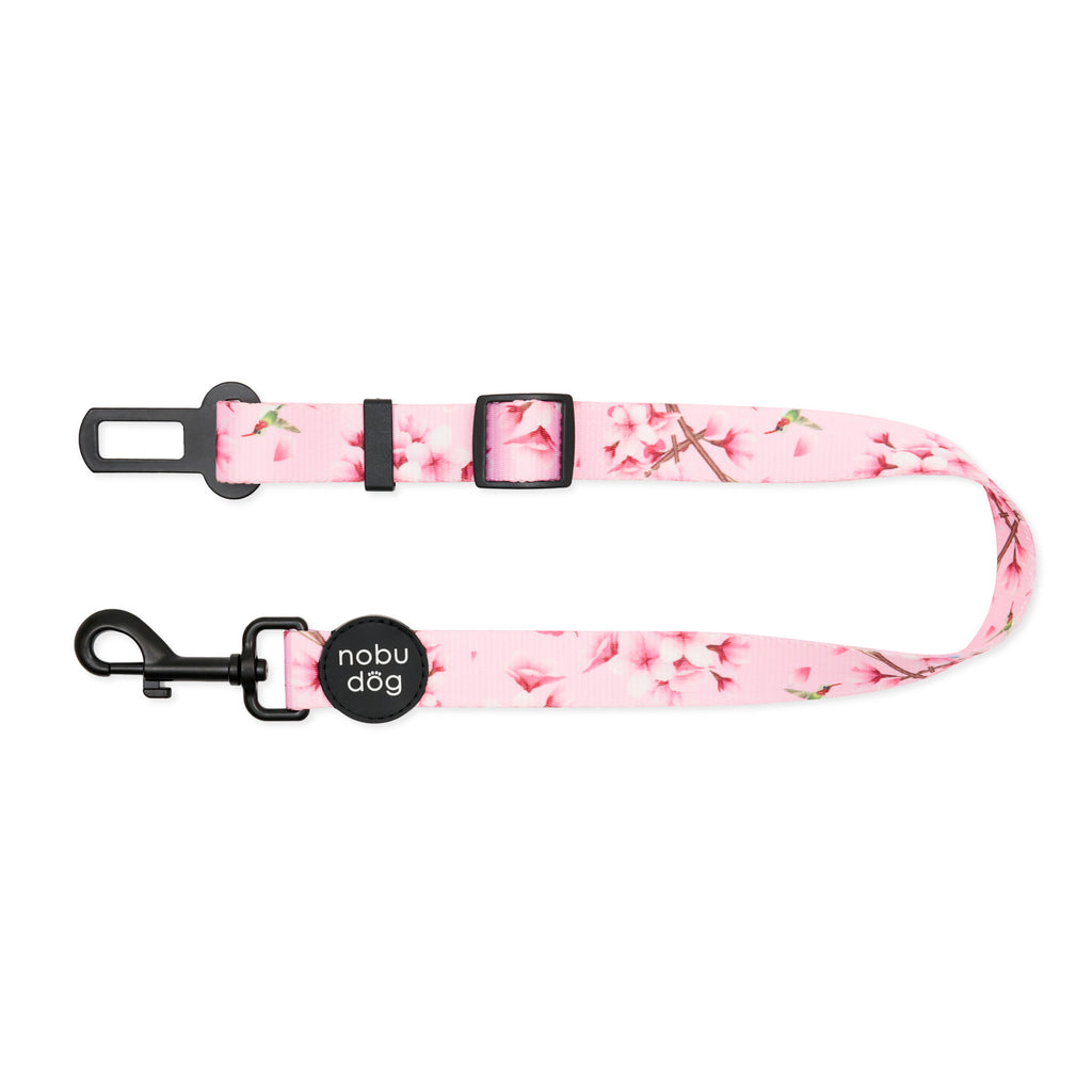 Cherry Blossom Dog Car Restraint • Nobu Dog • Seat Belt